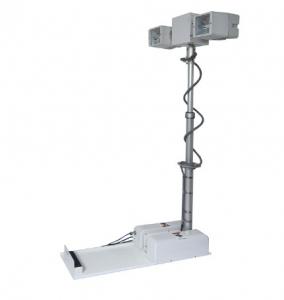 移动通信照明升降杆系统采用螺杆传动或钢丝绳传动作用